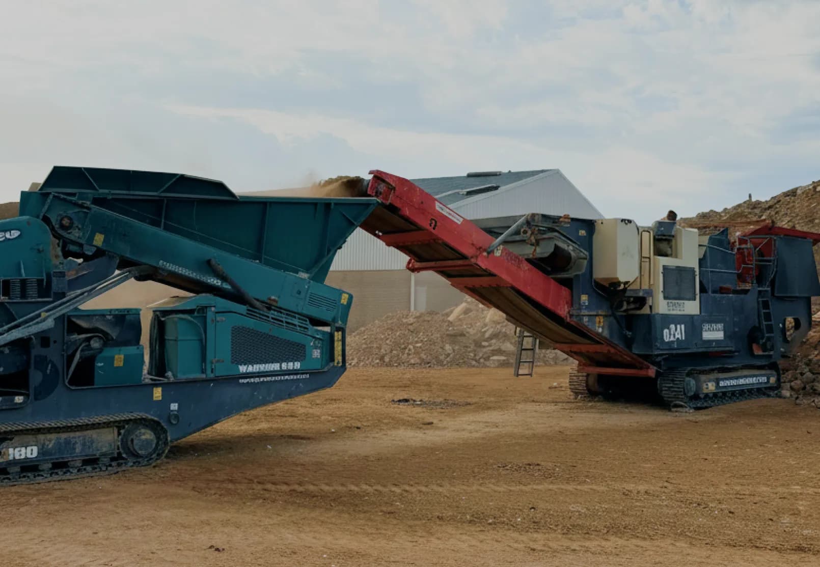 Rubble cycle truck site